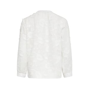 Smashed Lemon 25138 witte 3d bloemenblouse