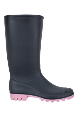 'Splash' Women's Wellies EVA Cushioning Waterproof Rain Boots Dark Blue