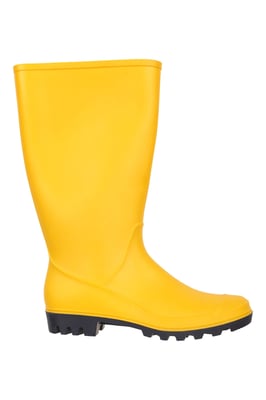 'Splash' Women's Wellies EVA Cushioning Waterproof Rain Boots Mustard