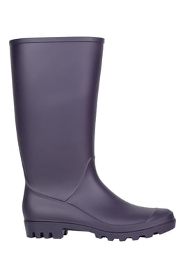 'Splash' Women's Wellies EVA Cushioning Waterproof Rain Boots Purple