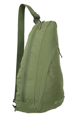 'Classic' Sling Bag Water Resistant Crossbody Shoulder Travel Day Pack Khaki