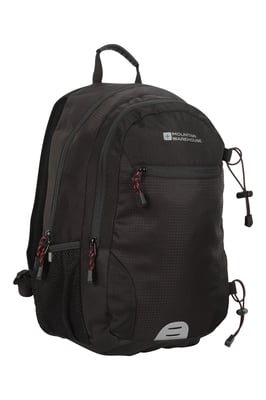 'Quest' Laptop Bag with Bottle Pocket Water Resistant Work Travel School Backpack Charcoal