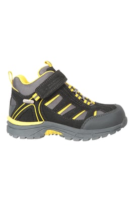 'Drift' Junior Kids Boots Waterproof EVA Footbed Casual Hiking Shoes Dark Grey