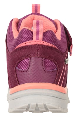 'Drift' Junior Kids Boots Waterproof EVA Footbed Casual Hiking Shoes Berry