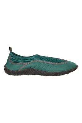 'Bermuda' Men's Aqua Shoe with Mesh Panel Slip On Summer Beach Sandals Navy/Blue