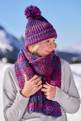 Women's Beanie Everyday Comfy Warm Everyday Winter Hat Purple
