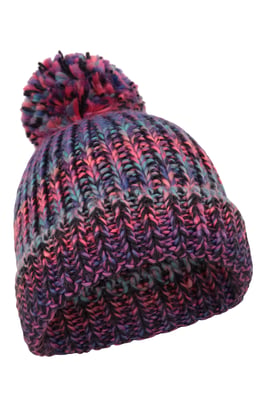 Women's Beanie Everyday Comfy Warm Everyday Winter Hat Purple