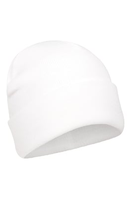 'Augustine' Women's Beanie Breathable Warm Cosy Outdoors Winter Hat White