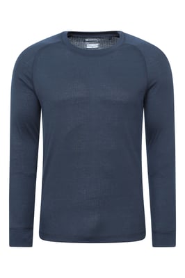 'Talus' Men's Thermal Top & Pant Skiing Winter Warm Gym Set Navy