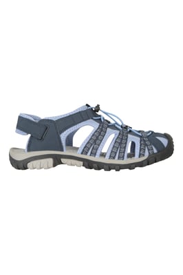 'Trek' Women's Shandal EVA Midsole Slip On Summer Beach Sandals Pale Blue