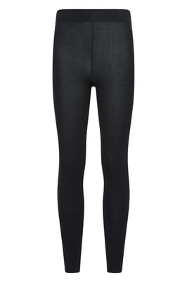 'Talus' Women's Thermal Brushed Leggings Warm Comfy Trousers - Pack of 2 Black