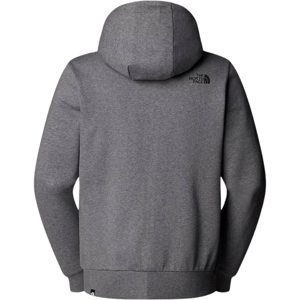 The North Face Mens Simple Dome Full Zip Hoodie Grey