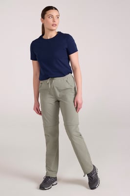 'Explorer' Women's Trousers Quick Drying UV Protection Hiking Pants Olive