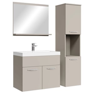 Badplaats Badkamermeubel set montreal 60 x 35 cm - badmeubel met spiegel