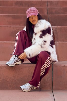 Cow Print Fur Jacket