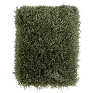 furn. Rowan Faux Fur Throw Khaki