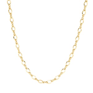 9ct Rolled Gold T-Bar Figure Of 8 Necklace