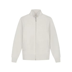 Olaf Hussein Zip through knitted mock neck vesten m230703