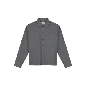 Olaf Hussein Checked boxy shirt lange mouw overhemden m230303