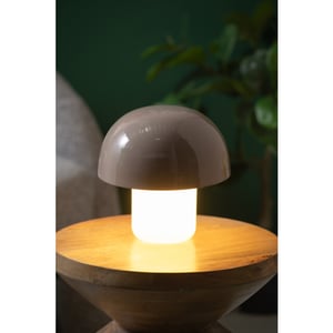 Leitmotiv tafellamp nuevo mini mushroom clay grey