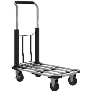 4goodz Opvouwbare plateauwagen 150kg draagvermogen transportkar