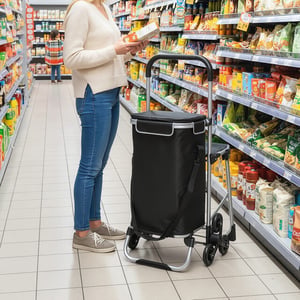 4goodz Boodschappenkar trolley 40 liter -