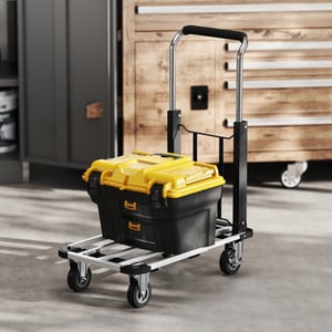 4goodz Opvouwbare plateauwagen 150kg draagvermogen transportkar