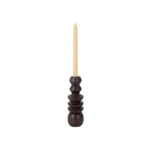 Present Time kandelaar formado large donker hout