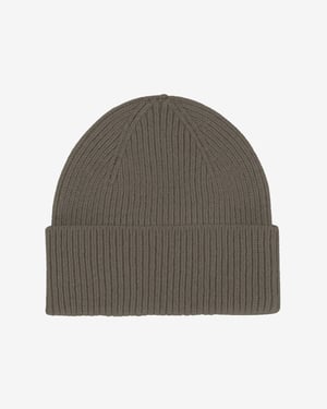 Merino Wool Beanie Beanie in Grey