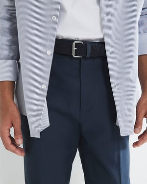 River Island Mens Chino Trousers Navy Slim Fit Smart