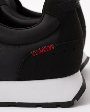 Icelin Runn Icelin Runn Retro-Inspired Trainers with Faux Suede Trainers in Black