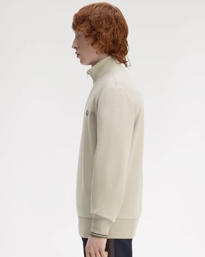 Half Zip Sweatshirt in Nude