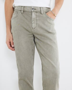 River Island Mens Slim Fit Jeans Green