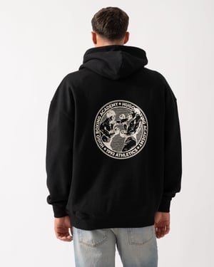 Duwrestie Pullover Hoodie in Black