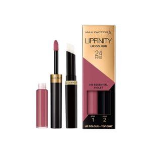 Max Factor Lipfinity Lipstick Two Step New In Box - 310 Essential Violet