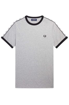 Fred Perry Men’s Taped Ringer T-Shirt Steel Marl