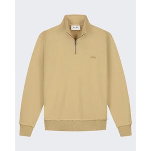Olaf Hussein Heren signature zip mock