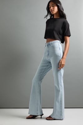 The Tall High Waist Flare Jean