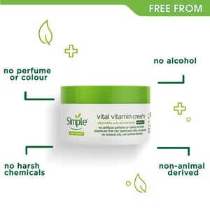 Simple Kind to Skin Face Cream Bundle - Day SPF15 Night Cream Hydrating,50ml