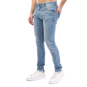 Men's Duck and Cover Maylead LW Slim-Fit Jeans in Blue