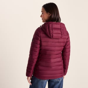 North Womens Hooded Jacket - Burgundy