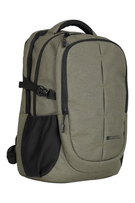 'Vic' Unisex Laptop Bag with Multiple Pockets Everyday Travel Backpack Dark Green