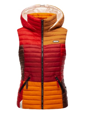 Navahoo Shadaa Multikulti dames gewatteerde bodywarmer – Licht, kleurrijk & trendy