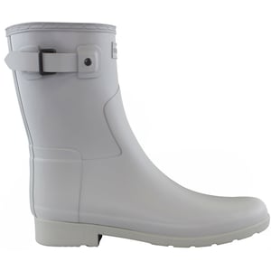 Hunter Refined Short Womens Grey Wellington Boots