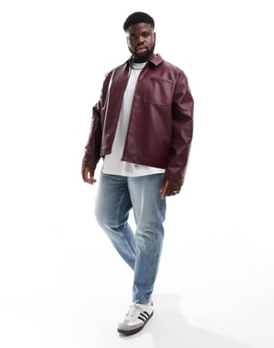 ASOS DESIGN – Ljusblå jeans med avsmalnande passform