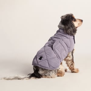 Fido Padded Dog Coat M - Dusky Lilac