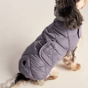 Fido Padded Dog Coat M - Dusky Lilac
