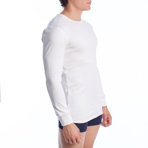 Herr långärmad bomullstermo-T-shirt A0258