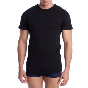 Herr kortärmad bomullstermo-T-shirt A0256