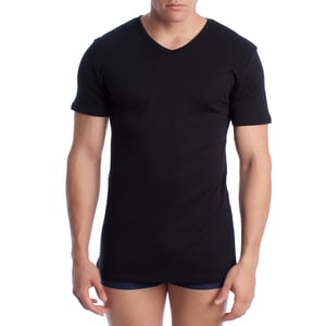 Herr kortärmad bomullstermo-T-shirt A0255